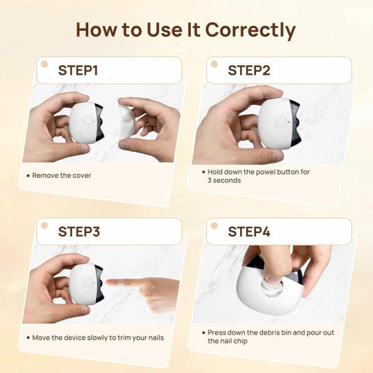 Automatic Electric Nail Clipper - Flyingcart.pk