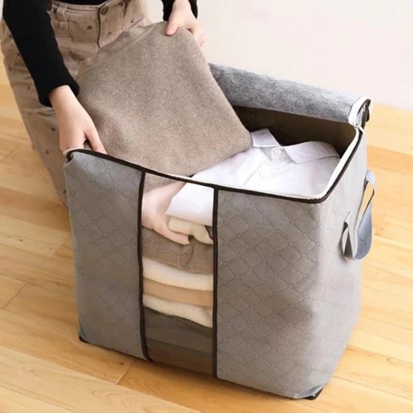 Foldable Storage Bags Pack Of 6 - FlyingCart.pk