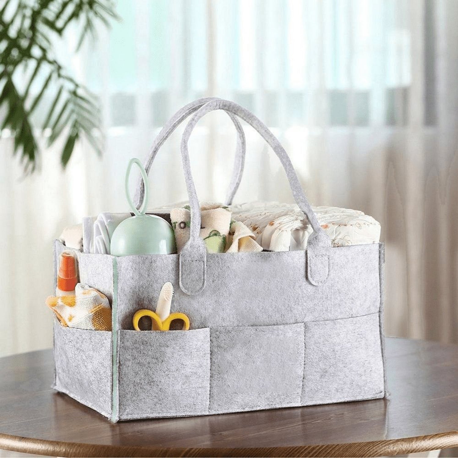 Foldable Baby Diaper Caddy Organizer Bag - FlyingCart.pk