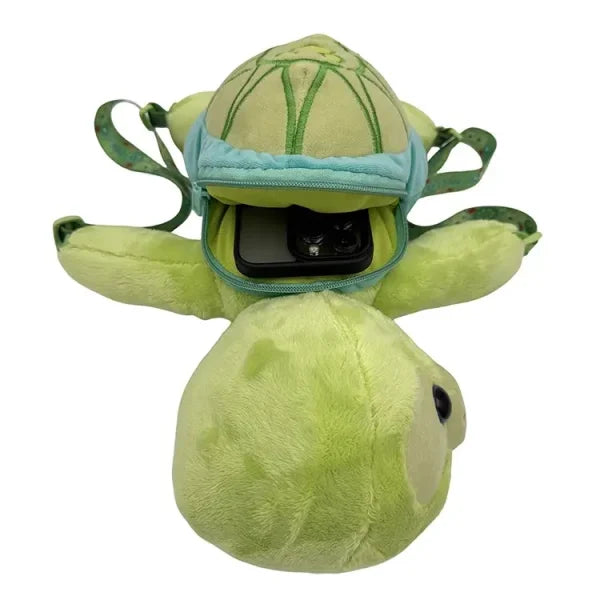 Super Soft Stuffed Animal Turtle Bag for Kids - Flyingcart.pk