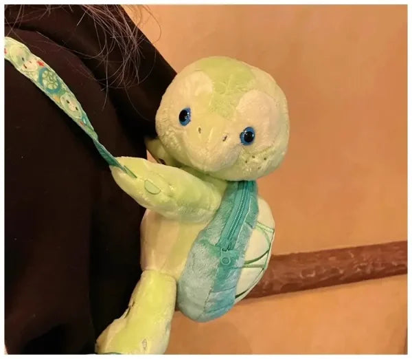 Super Soft Stuffed Animal Turtle Bag for Kids - Flyingcart.pk