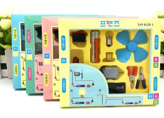 Bulb & Fan Electric Science Experiment Kit – DIY STEM Educational Toy for Kids & Adults