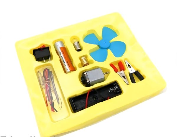 Bulb & Fan Electric Science Experiment Kit – DIY STEM Educational Toy for Kids & Adults
