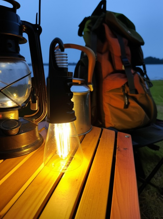 Camping Rechargeable LED Bulb – Portable Hanging Light with Type-C Charging
