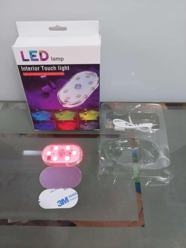 car-led-lights-interior-magnetic-auto-interior-lighting-usb-rechargeable-portable-led-lights-car-night-reading-car-ambient-lighting-7-colors-random-color-2-2-flyingcart.pk