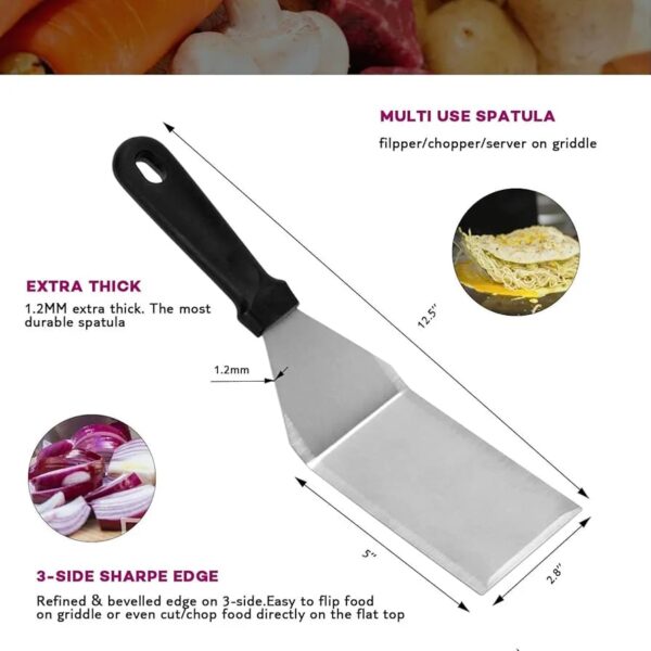 Multi Use Spatula - Flipper Chopper and Server - FlyingCart.pk