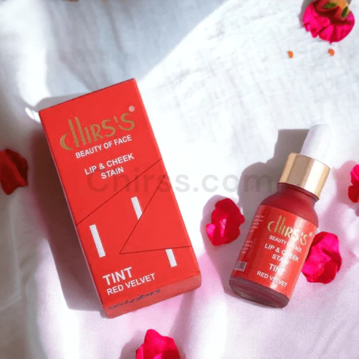 Chirs's Lips & Cheek Stain Tint - Red Velvet - FlyingCart.pk
