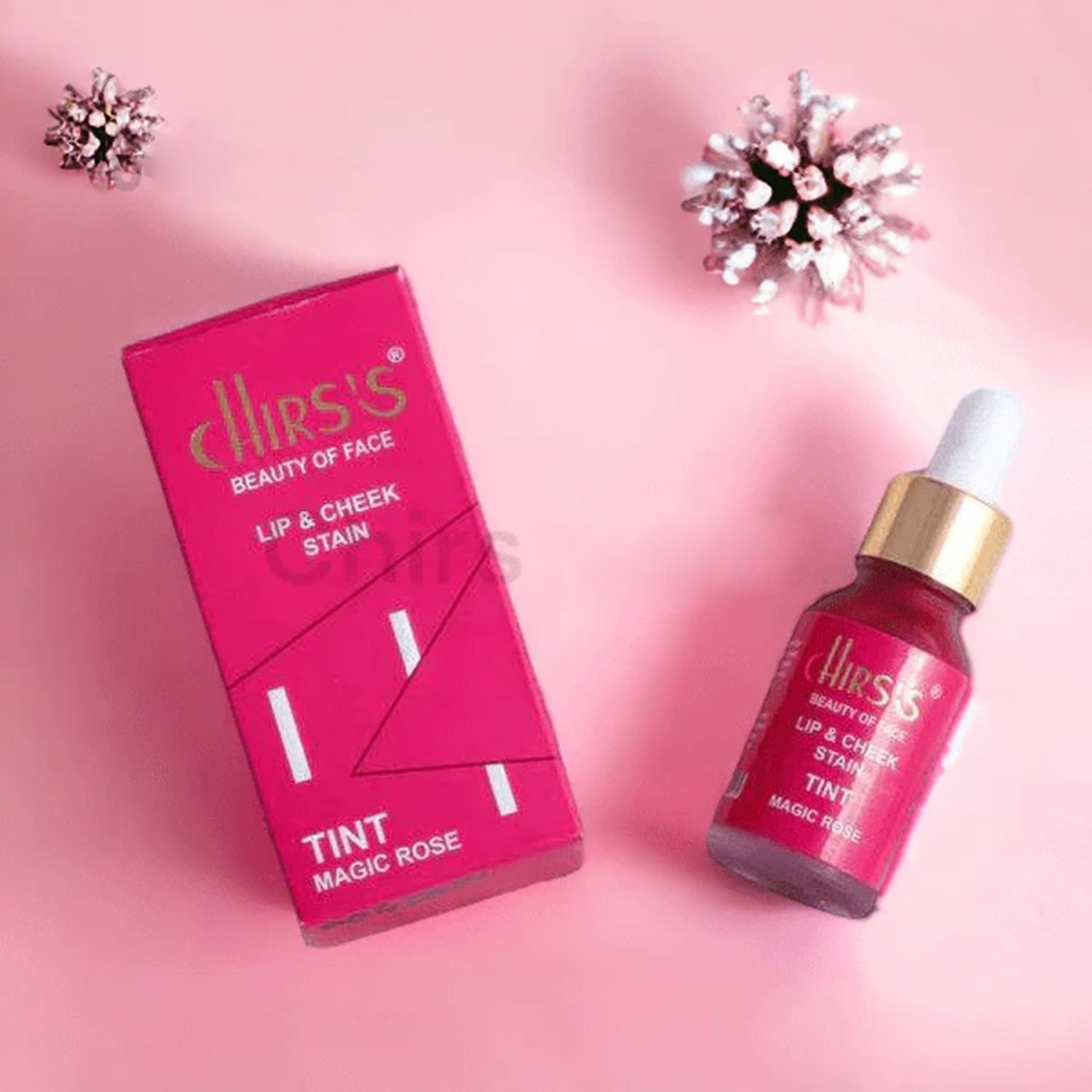 Chirs's Lips & Cheek Stain Tint - Magic Rose - FlyingCart.pk