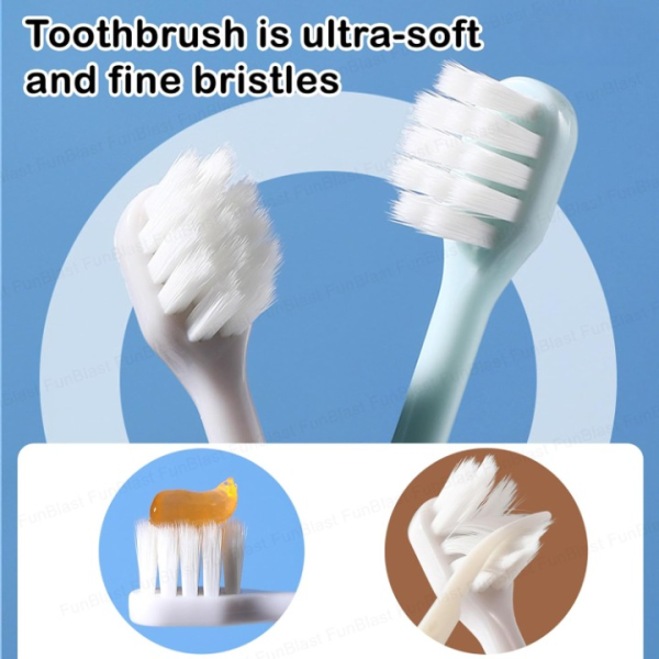 Chofn Kids Toothbrush Set (3–12 Years) – Soft Bristles With Toy Car (random Designs)-FlyingCart.pk
