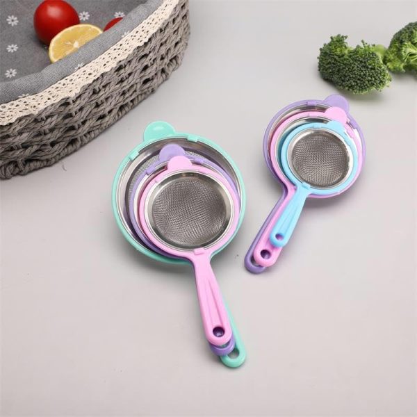 colorful-stainless-steel-mesh-tea-strainer-with-plastic-handle-fine-sieve-for-kitchen-use-1-flyingcart.pk