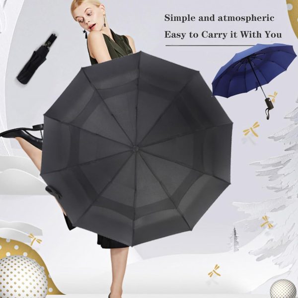 compact-travel-umbrella-with-windproof-design-gray-ghana-random-color-3-flyingcart.pk