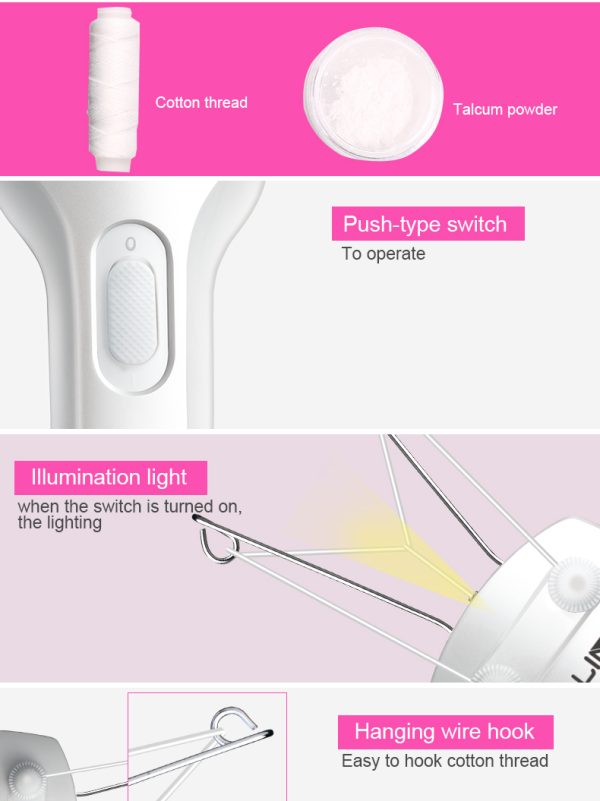 Dl-6009 Portable Women Depilation Epilator - Flyingcart.pk