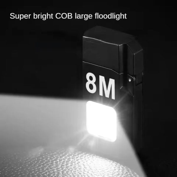 dh-001-cob-led-flashlight-with-lighters-dual-arc-pulse-flameless-lighter-type-c-rechargeable-lighter-work-light-mini-light-mens-gift-dual-arc-pulse-flameless-lighter-2-1-flyingcrt.pk