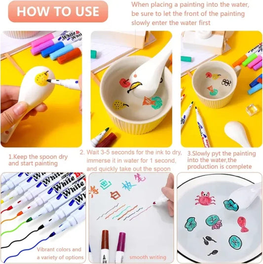 Painting & Drawing Markers for Kids (8 Pcs Set) - Flyingcart.pk