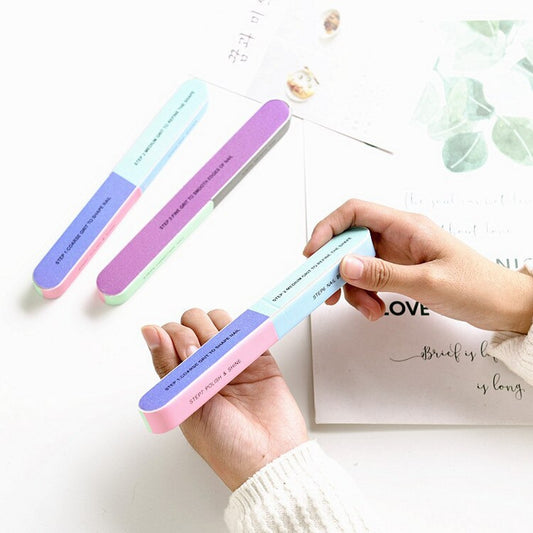 Nail Buffer Block Neon Sponge Nail File - FlyingCart.pk