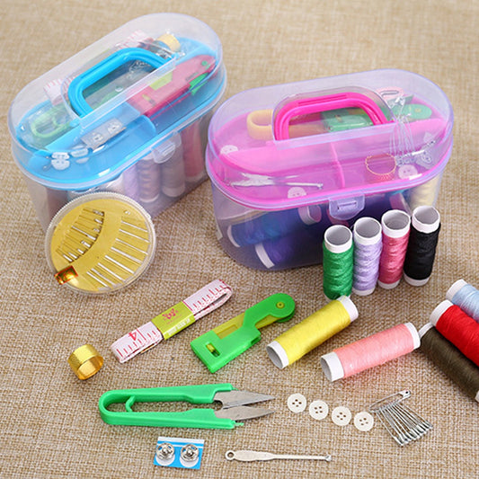 Stitching Tools Mini Sewing Box Kit - FlyingCart.pk