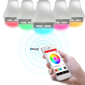 E27 Bluetooth Smart LED Bulb with Speaker and App Control - Flyingcart.pk