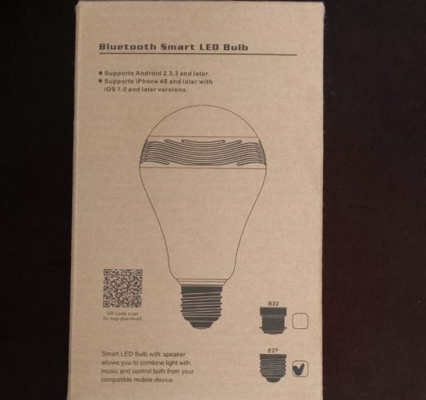 E27 Bluetooth Smart LED Bulb with Speaker - Flyingcart.pk
