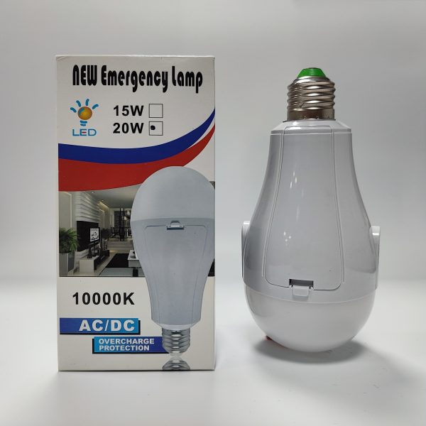 Emergency 20W Rechargeable LED Light Bulb - Flyingcart.pk