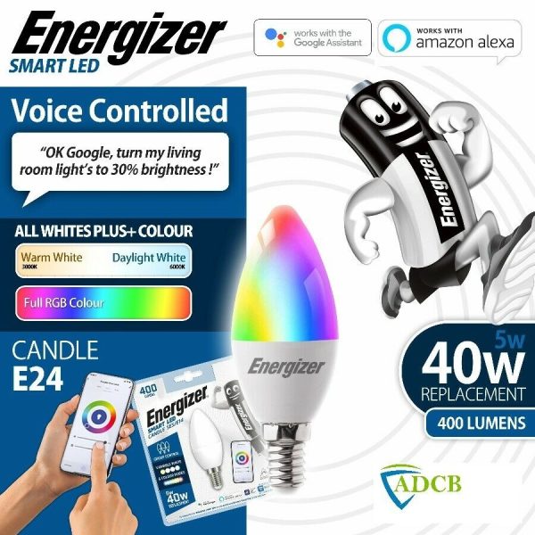 energizer-smart-led-multicolor-dimmable-wifi-bulb-5-5w-app-controllable-home-bulb-with-alexa-google-and-siri-no-hub-required-lamp-holder-e14-1-flyingcart.pk