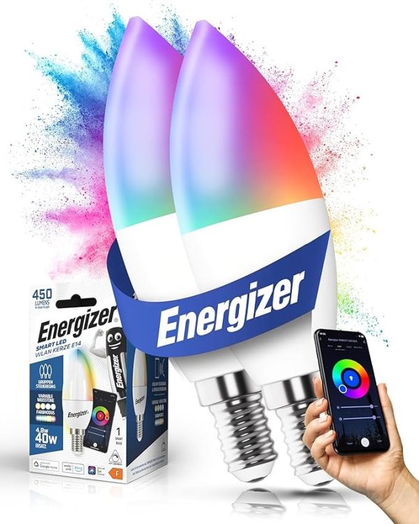 energizer-smart-led-multicolor-dimmable-wifi-bulb-5-5w-app-controllable-home-bulb-with-alexa-google-and-siri-no-hub-required-lamp-holder-e14-1-flyingcart.pk