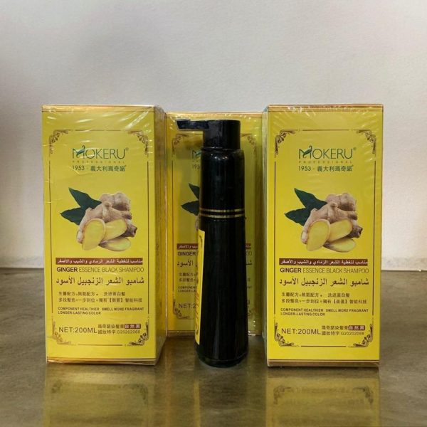 Ginger Extract Black Hair Dye Shampoo - Flyingcart.pk