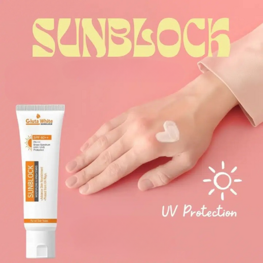glutawhite-sunblock-spf-60-moisturizing-brightening-uv-protection-65gm-for-all-skin-types-1-flyingcart.pk