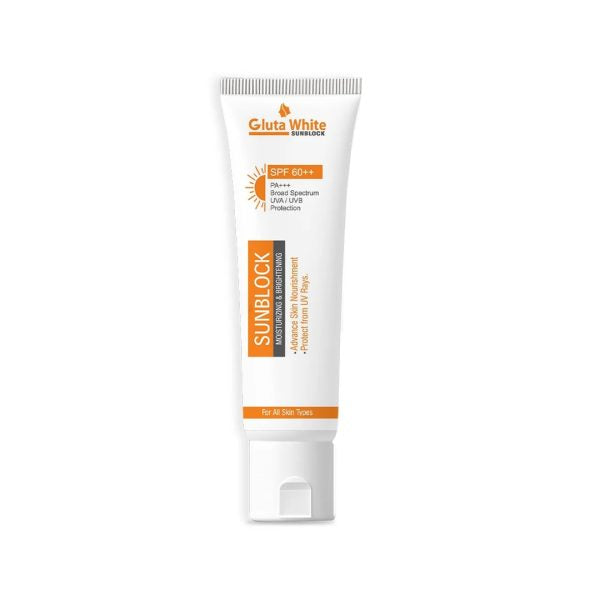 glutawhite-sunblock-spf-60-moisturizing-brightening-uv-protection-65gm-for-all-skin-types-1-flyingcart.pk