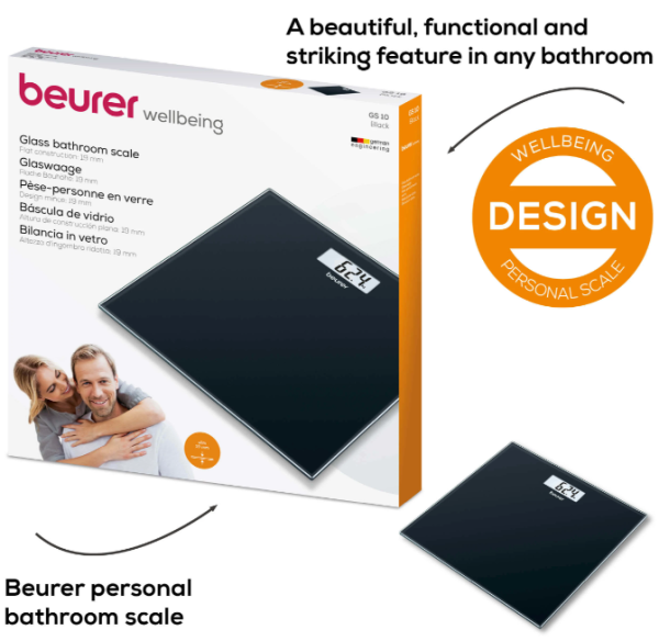 Beurer GS10 Digital Weight Scale with LCD Display