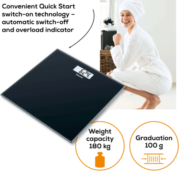 Beurer GS10 Digital Weight Scale with LCD Display - Flyingcart.pk