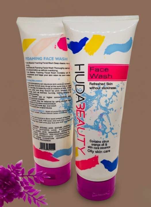 huda-beauty-face-wash-100ml-gentle-liquid-cleanser-for-oily-skin-deep-cleansing-refreshing-daily-skincare-formula-1-flyingcart.pk