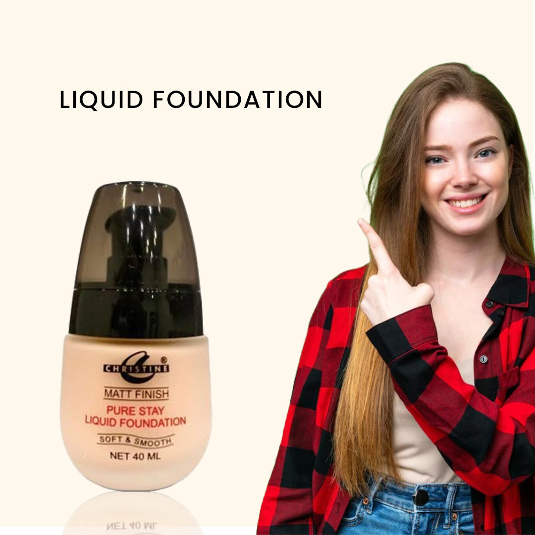 Christine Liquid Foundation 00 -Flyingcart.pk