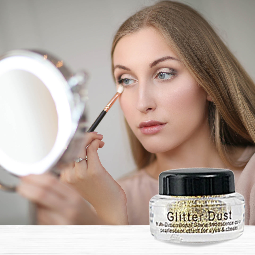 Christine Glitter Dust – Shade 101 Golden - FlyingCart.pk