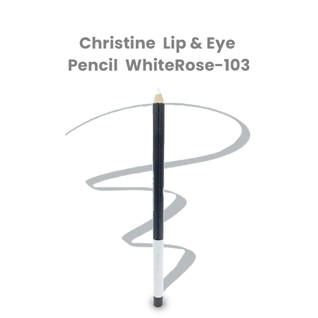 Christine Lip & Eye Pencil WhiteRose-103 - FlyingCart.pk