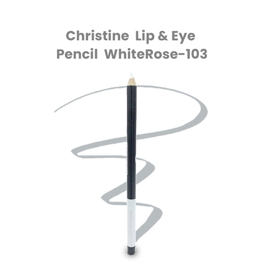 Christine Lip & Eye Pencil WhiteRose-103 - FlyingCart.pk