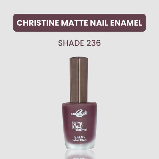 Christine Matte Nail Enamel Shade-236 - Flyingcart.pk