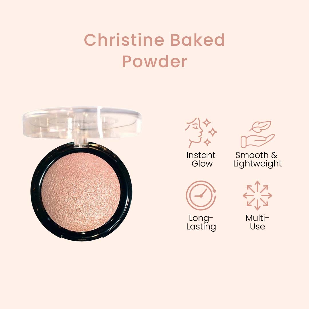 Christine Baked Powder - Shade 828 - FlyingCart.pk