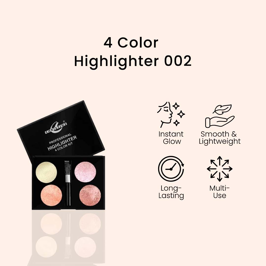 Christine 4 Color Highlighter 002 - FlyingCart.pk