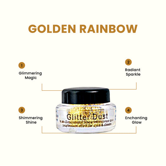 Christine Glitter Dust – Shade 104 Golden Rainbow - FlyingCart.pk