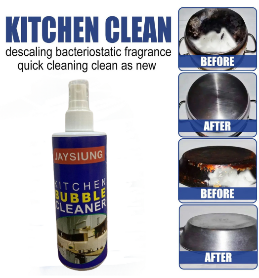 kitchen-bubble-grease-cleaner-250ml-dirt-grease-dust-cleaner-for-car-kitchen-home-5-flyingcart.pk