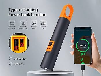 l-s18-glare-rechargeable-type-c-led-flashlight-with-power-bank-usb-input-output-digital-display-emergency-torch-phone-charger-for-outdoor-home-use-1-flyingcart.pk