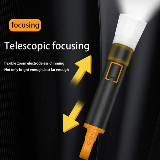 l-s18-glare-rechargeable-type-c-led-flashlight-with-power-bank-usb-input-output-digital-display-emergency-torch-phone-charger-for-outdoor-home-use-1-flyingcart.pk