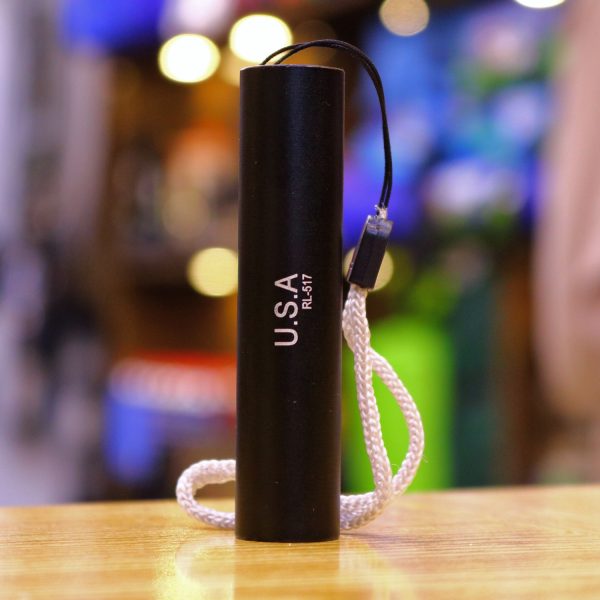 LED 517 Telescopic Zoom Flashlight – COB + XPE Dual Light, USB Rechargeable - Flyingcart.pk