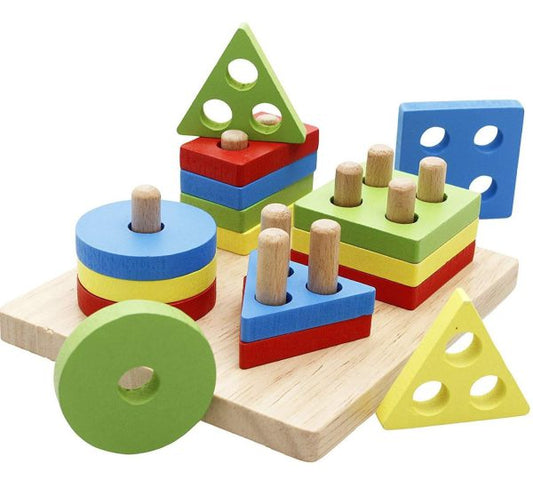 Lewo Wooden Puzzle Toddler Toys - Flyingcart.pk