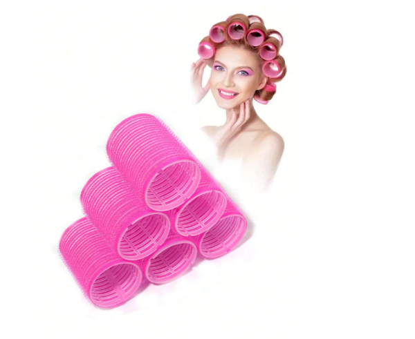 magic-hair-roller-self-grip-holding-rollers-hairdressing-curlers-hair-design-sticky-cling-style-12-pcs-random-color-1-flyingcart.pk