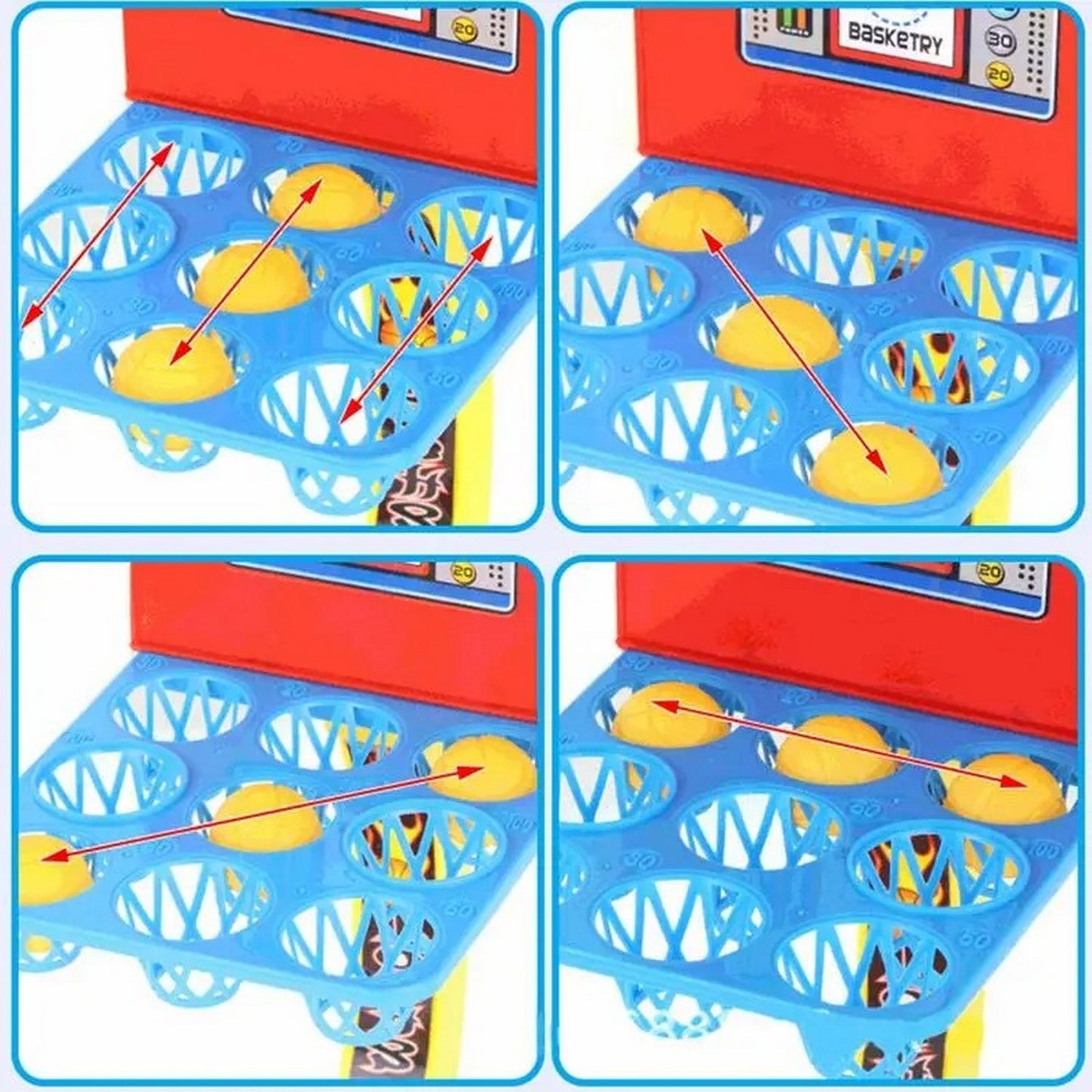Finger Basketball Plastic Aim And Score Game Set - FlyingCart.pk