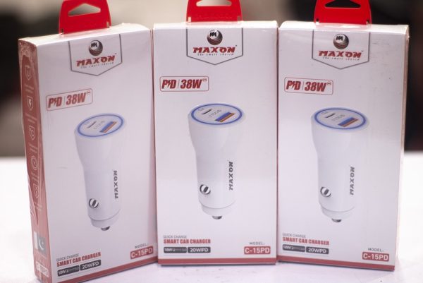 Maxon C-15PD 38W Car Charger – Flyingcart.pk