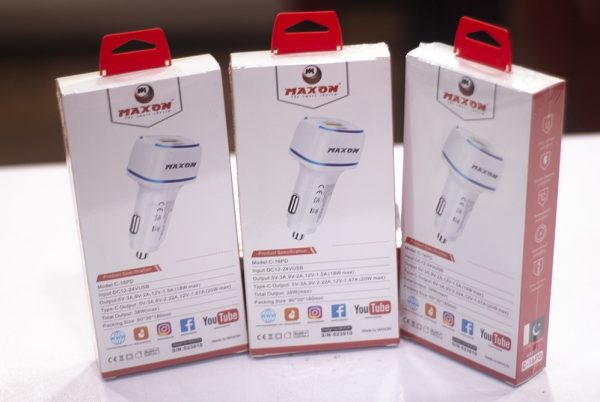 Maxon C-16PD 38W Car Charger - Flyingcart.pk