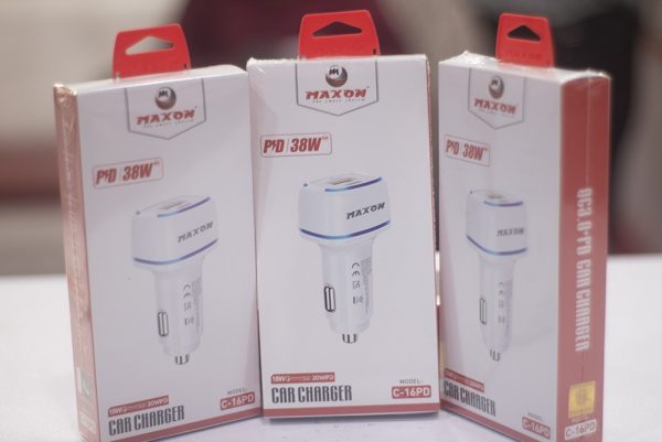 Maxon C-16PD 38W Car Charger - Flyingcart.pk