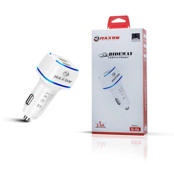 Maxon G-04 LED Android Car Charger - Flyingcart.pk